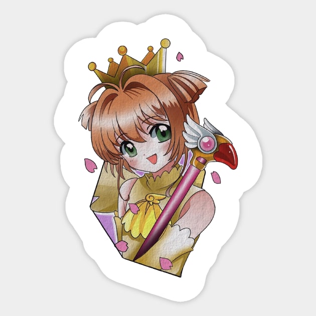 cardcaptor sakura Sticker by Stephanie Francoeur Art